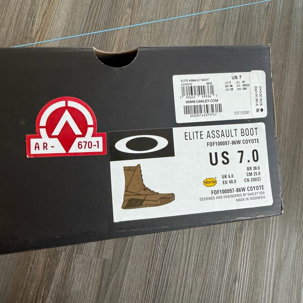 Oakley Elite Assault Boot – Coyote, US 7 h